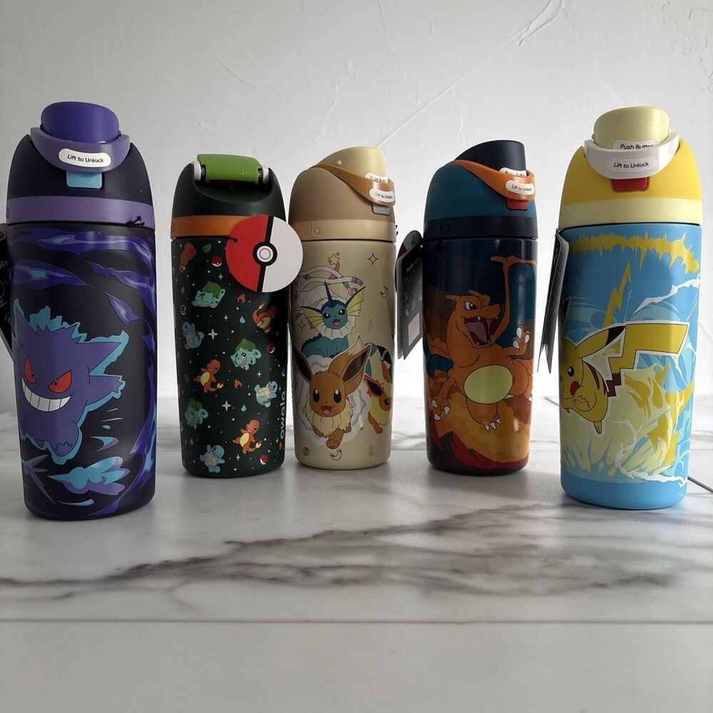Owala x Pokemon 16oz FreeSip Water Bottle *ALL 5 LOT*